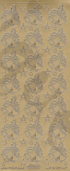 Sticker Glocken (855) gold