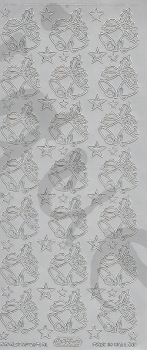 Sticker Glocken (855) silber