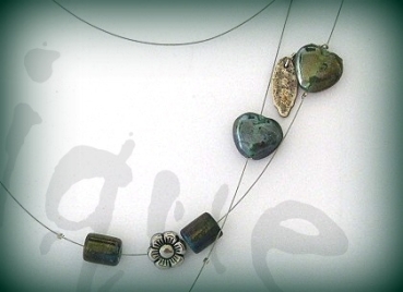 Preview: Halskette grün