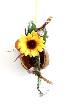 Herbstdeko Buddha Nuss