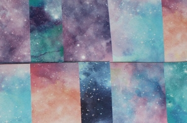 Hintergrundpapier rosa-blau marmoriert