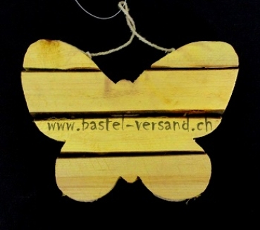 Holzschmetterling gelb