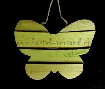 Holzschmetterling grün