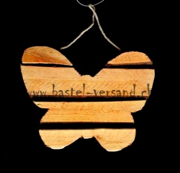 Holzschmetterling orange