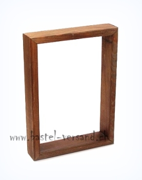Holzrahmen dunkelbraun
