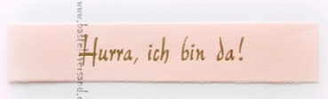 Streifen Hurra ich bin da rosa