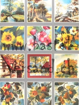 Preview: Javana Seidenmalerei