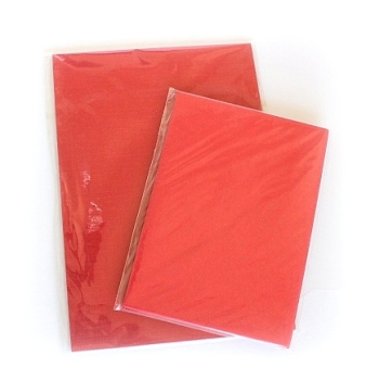 Kartenpapier mit Couvert rot (10Stk.)