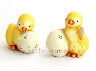 Küken mit Ei (2Stk.)