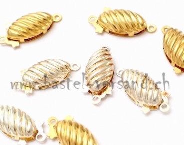 Zierverschluss silberfarbig 20mm