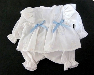 Preview: Puppenkleid weiss für 40cm Puppe