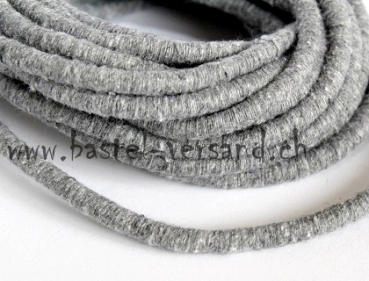 Knitted Cord 5mm grau