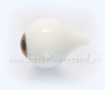 Preview: Kristallglas Puppenaugen 22mm hazel