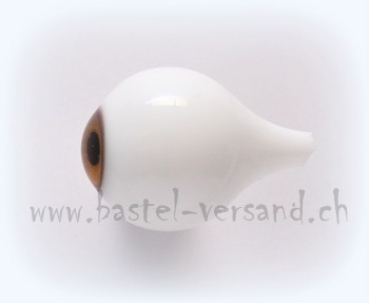 Preview: Kristallglas Puppenaugen 26mm hazel