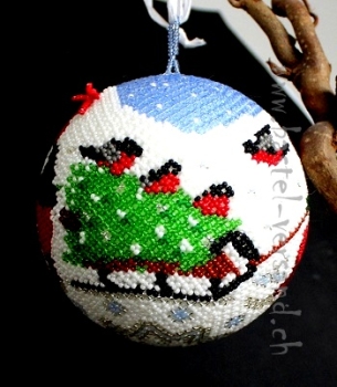 Preview: Kugel Zwerg mit Schlitten