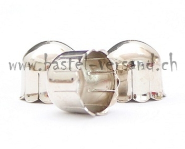 Perlkappe silberfarbig (1Stk.)