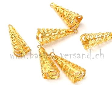 Metalltüte gold 70106
