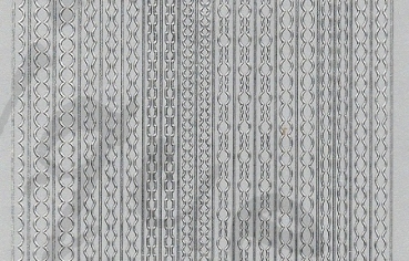 Preview: Sticker Linien (1001) silber