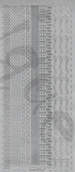 Sticker Linien (189) silber