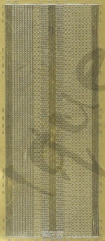 Sticker Linien (309) gold