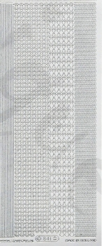 Sticker Linien (841) silber