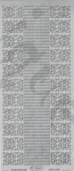 Sticker Linien und Ecken (1069) silber