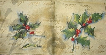 Serviette lorbeerzweige