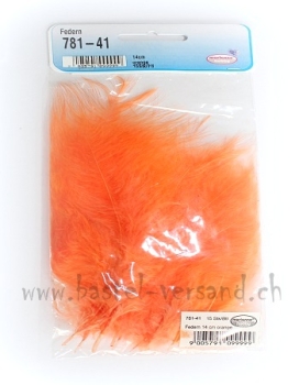 Feder 14cm orange