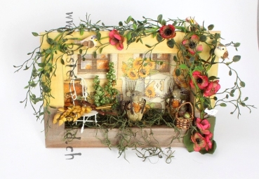 Gesteck "Mais-Mäuse"