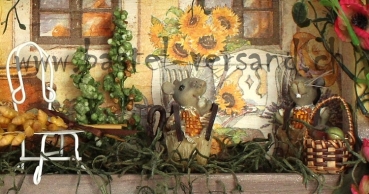 Preview: Gesteck "Mais-Mäuse"