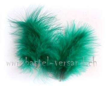 Marabufedern tannengrün