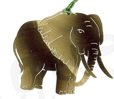 Fensterbild Elefant