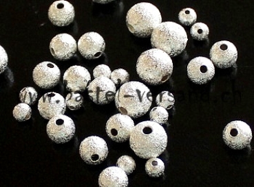 Metallperle 3mm silberfarbig