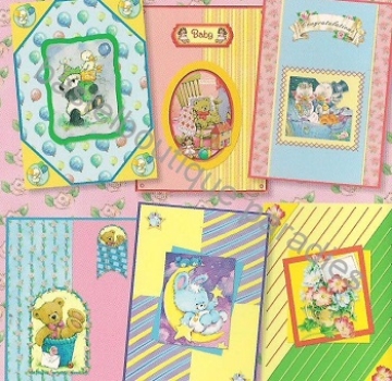 Preview: 3D Schnittbogen Büchlein verschiedene Gelegenheiten