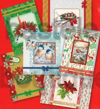 Preview: 3D Schnittbogen Büchlein Christmas