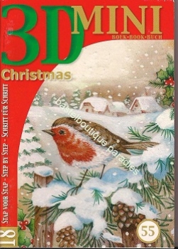 3D Schnittbogen Büchlein Christmas