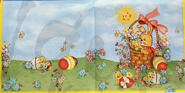 Serviette süsser hase