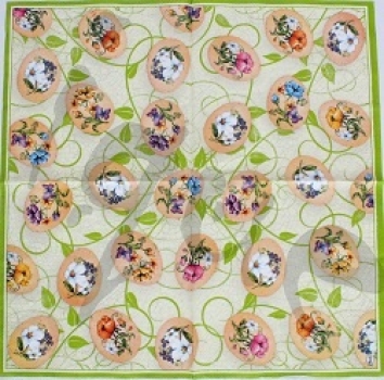 Serviette streublumen