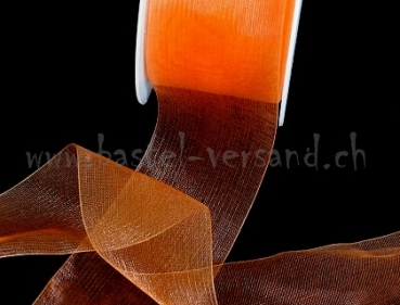Dekoband Organza 3,8cm orange