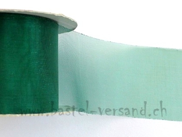 Dekoband Organza 5cm grün