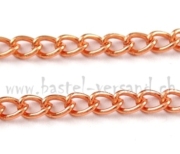 Panzerkette 4mm kupferfarbig