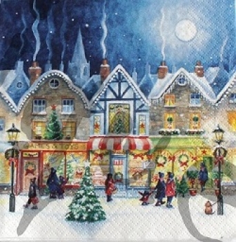 Serviette shopping street