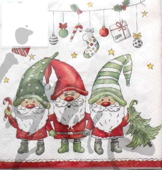 Serviette x-mas godd fellows
