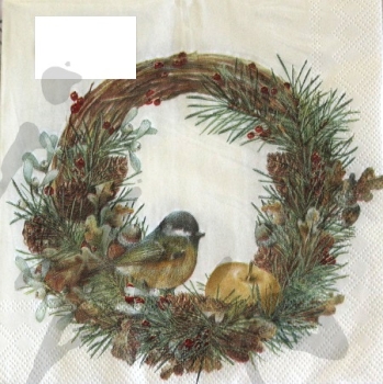 Serviette welcome little bird