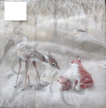 Serviette silent forest