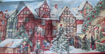 Serviette winterly christmas market