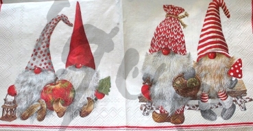 Serviette friendly tomte