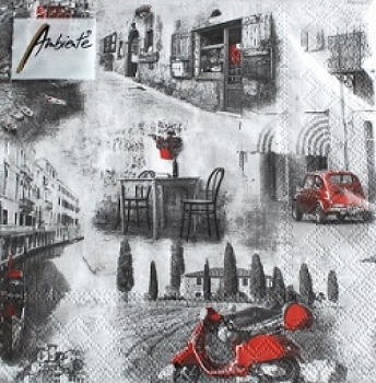Serviette italian streets (2Stk.)