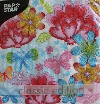 Serviette play of colors