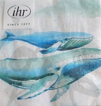 Serviette aquaworld whale